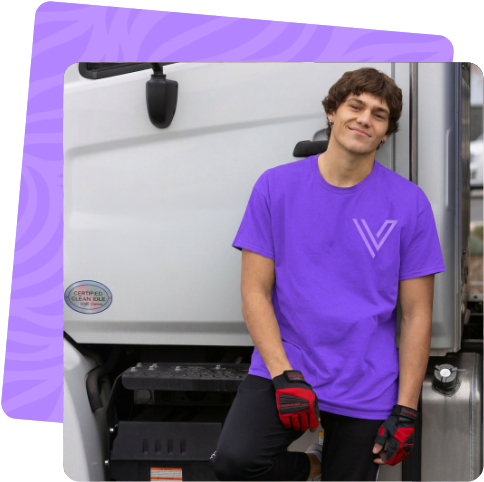 Professional Ventura mover beside the company moving truck