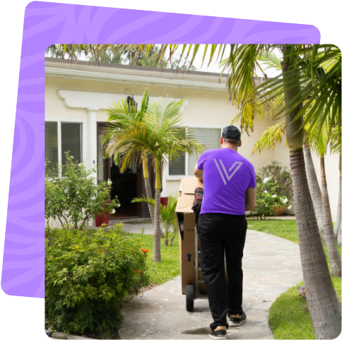 Professional Ventura mover beside the company moving truck